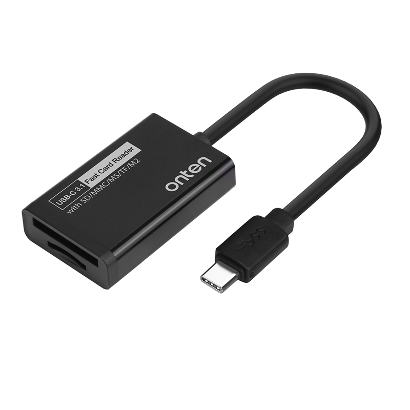 Slika od Adapter brzi citac kartica USB Type-C na SD/MMC/MS/TF/M2 (OTN-9513) Onten