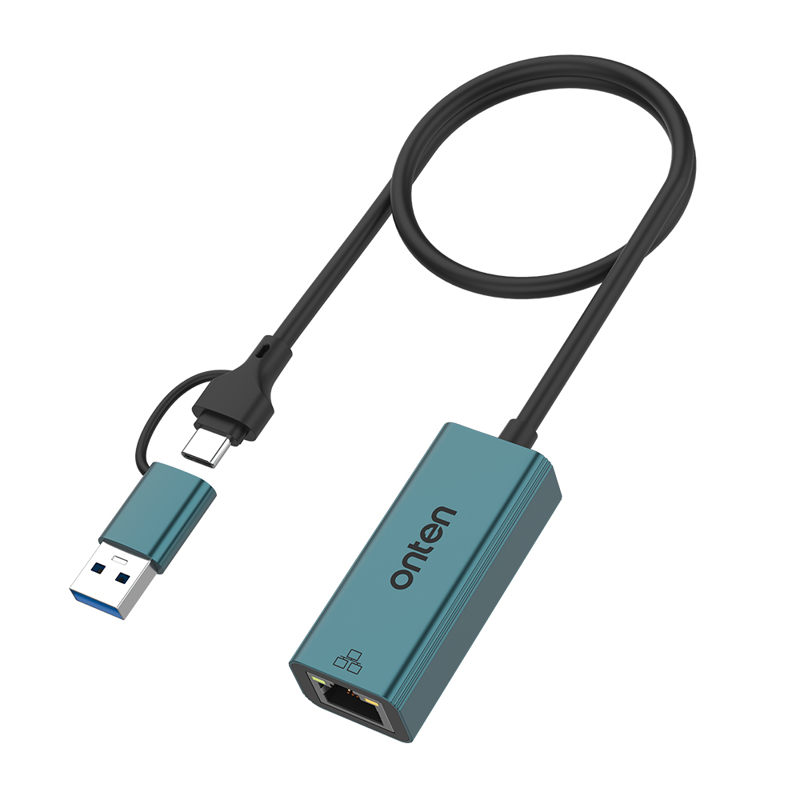 Slika od Adapter USB na Ethernet RJ45 (zenski) 100Mbps 12cm (OTN-UE106) Onten