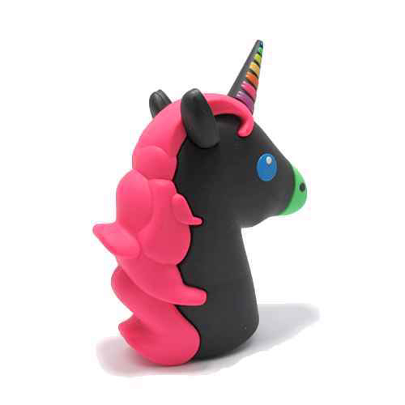 Slika od Power Bank EMOJI 2200mAh unicorn crno-pink
