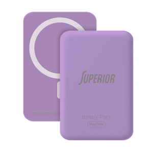 Slika od Power bank MagSafe Superior 15W 10000 mAh ljubicasti