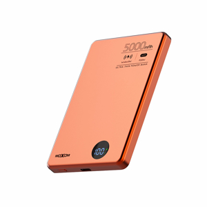Slika od Power Bank Magsafe Moxom MX-PB196 PD 20W + QC 22.5W + wireless 15W 5000mAh narandzasti