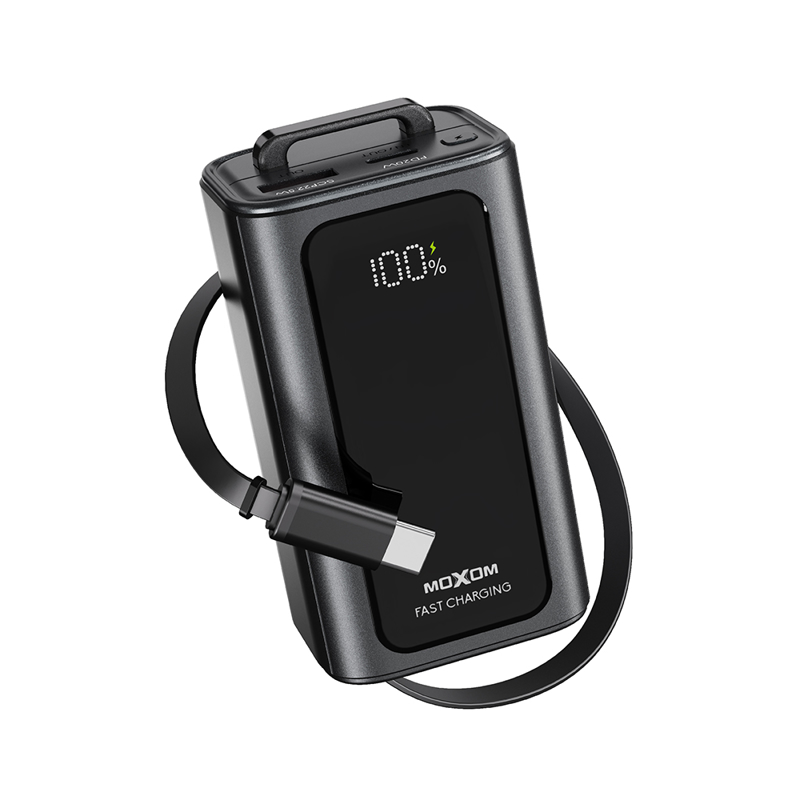 Slika od Power Bank Moxom MX-PB166 Hurricane PD 20W + QC 22.5W 10000mAh crni
