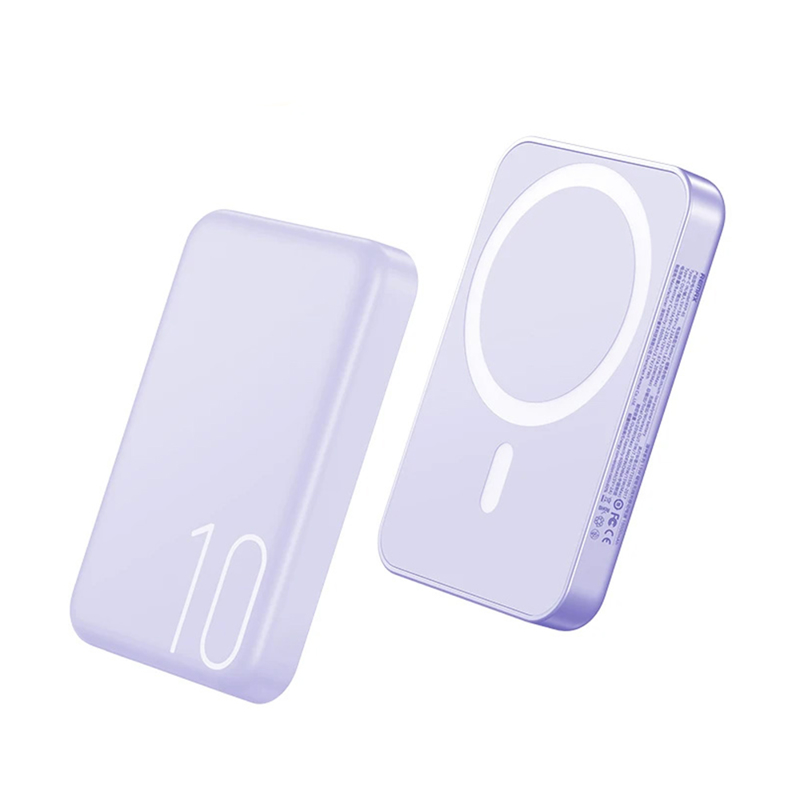 Slika od Power Bank MagSafe REMAX Usion RPP-65 PD20W + wireless 15W 10000mAh ljubicasti