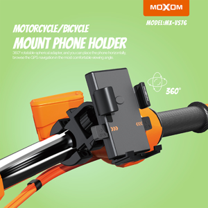 Slika od Drzac za mobilni telefon MOXOM MX-VS76 za bicikl i motor crni