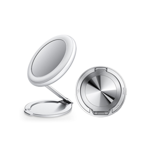 Slika od Drzac magnetni Ring sa ogledalom za mobilni telefon sivi