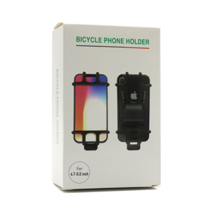 Slika od Drzac za mobilni telefon za bicikl/motor/kolica Soft grip crni