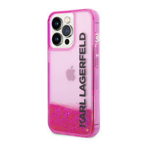 Slika od Futrola Karl Lagerfeld Liquid Glitter Elong za Iphone 14 Pro Max pink Full ORG (KLHCP14XLCKVF)