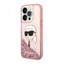 Slika od Futrola Karl Lagerfeld Liquid Glitter NFT Karl's Head Hard za Iphone 14 Pro Max pink Full ORG (KLHCP14XLNKHC)