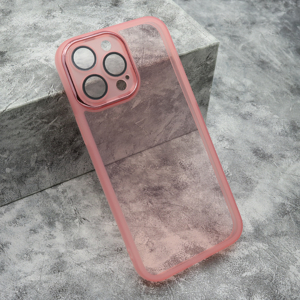 Slika od Futrola TRANSPARENT COLOR za iPhone 14 Pro Max (6.7) roze