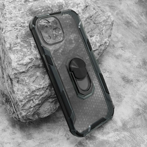 Slika od Futrola DEFENDER RING CLEAR za iPhone 15 (6.1) crna
