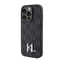 Slika od Futrola Karl Lagerfeld Leather Case With Hot Stamping Monogram And Kl Metal Logo za iPhone 15 Pro Max (6.7) crna Full ORG (KLHCP15XPKLPKLK)