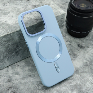 Slika od Futrola TRUE COLOR MAGSAFE za iPhone 15 Pro (6.1) svetlo plava