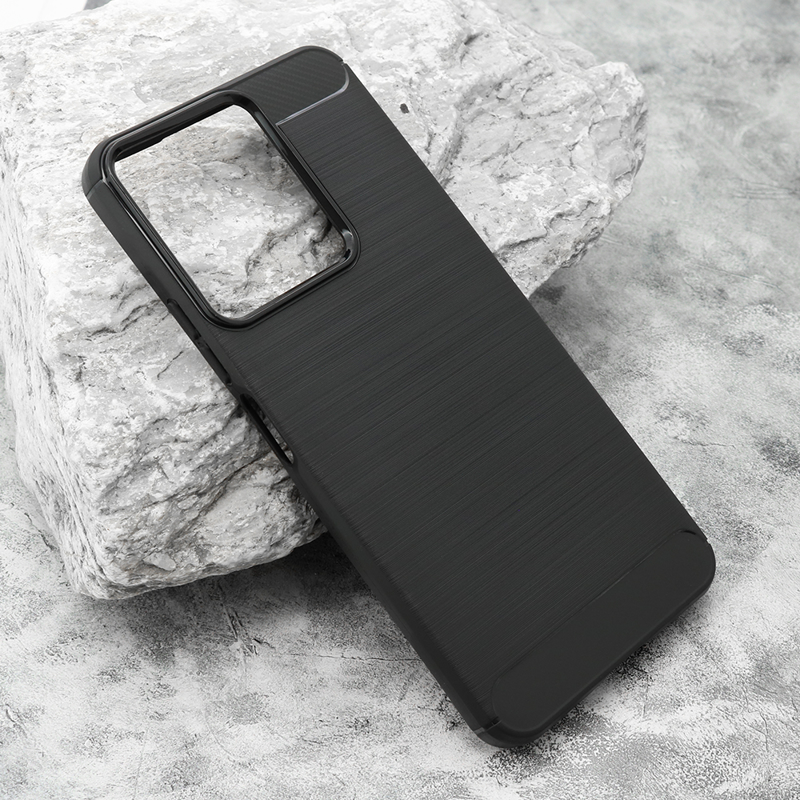 Slika od Futrola silikon BRUSHED za Xiaomi Redmi 13C/Poco C65 pro crna