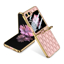 Slika od Futrola RHOMBUS za Samsung F741B/F761B Galaxy Z Flip 6 5G/Z Flip 7 FE 5G roze (GKK case)