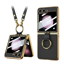 Slika od Futrola GOLD EDGE za Samsung F741B/F761B Galaxy Z Flip 6 5G/Z Flip 7 FE 5G crna (GKK case)