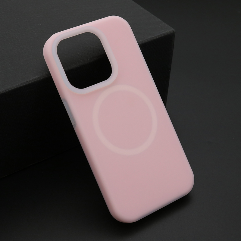 Slika od Futrola PASTEL COLOR MagSafe za iPhone 15 Pro (6.1) roze