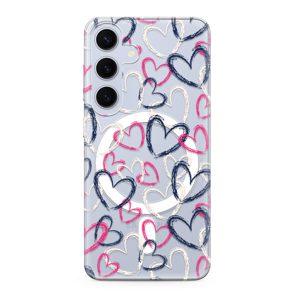 Slika od Futrola silikonska PRINT MagSafe za Samsung S921B Galaxy S24 5G heart