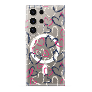Slika od Futrola silikonska PRINT MagSafe za Samsung S928B Galaxy S24 Ultra 5G heart