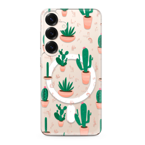 Slika od Futrola silikonska PRINT MagSafe za Samsung S931B Galaxy S25 5G cactus