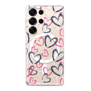 Slika od Futrola silikonska PRINT MagSafe za Samsung S938B Galaxy S25 Ultra 5G heart