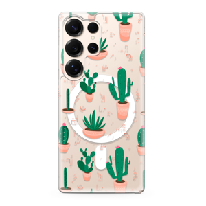 Slika od Futrola silikonska PRINT MagSafe za Samsung S938B Galaxy S25 Ultra 5G cactus