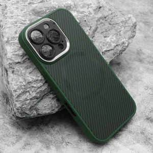 Slika od Futrola CARBON MagSafe za iPhone 16 Pro (6.3) zelena (small camera)