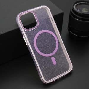 Slika od Futrola CRYSTAL MagSafe za iPhone 14 (6.1) ljubicasta