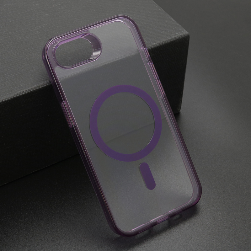 Slika od Futrola COLOR FRAME MagSafe za iPhone 16e/17e (6.1) ljubicasta