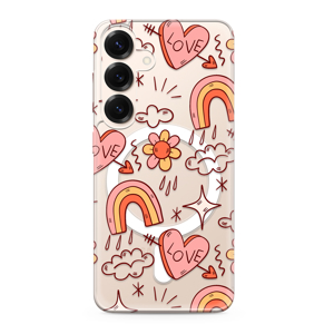 Slika od Futrola silikonska PRINT MagSafe za Samsung S931B Galaxy S25 5G love