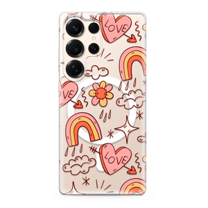 Slika od Futrola silikonska PRINT MagSafe za Samsung S938B Galaxy S25 Ultra 5G love