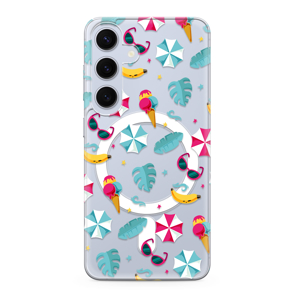 Slika od Futrola silikonska PRINT MagSafe za Samsung S921B Galaxy S24 5G beach
