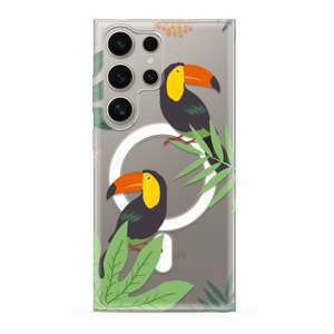 Slika od Futrola silikonska PRINT MagSafe za Samsung S928B Galaxy S24 Ultra 5G jungle