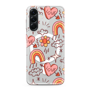 Slika od Futrola silikonska PRINT MagSafe za Samsung A566B Galaxy A56 5G love