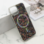 Slika od Futrola GLAM GLOW MagSafe za iPhone 13 (6.1) crna