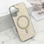 Slika od Futrola GLAM GLOW MagSafe za iPhone 16 (6.1) zlatna