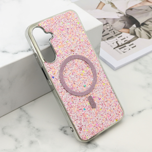 Slika od Futrole GLAM GLOW MagSafe za Samsung A165F/A166B Galaxy A16 4G/A16 5G roze