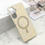 Slika od Futrola GLAM GLOW MagSafe za Samsung A566B Galaxy A56 5G zlatna