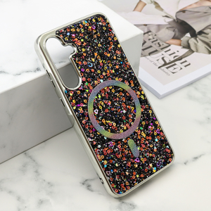 Slika od Futrole GLAM GLOW MagSafe za Samsung A556B Galaxy A55 5G crna