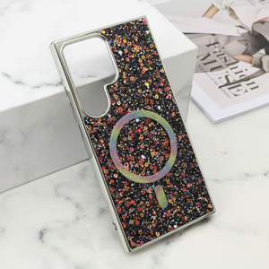 Slika od Futrole GLAM GLOW MagSafe za Samsung S928B Galaxy S24 Ultra 5G crna