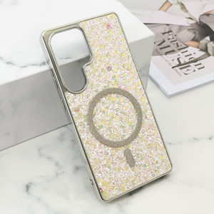 Slika od Futrole GLAM GLOW MagSafe za Samsung S938B Galaxy S25 Ultra 5G siva