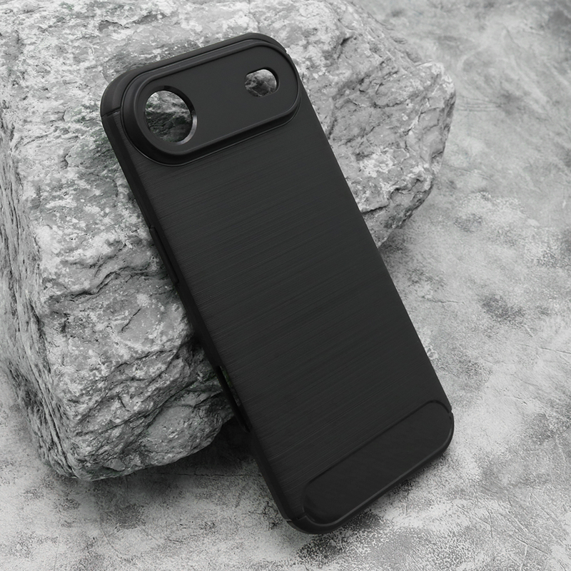 Slika od Futrola silikon BRUSHED za iPhone AIR (6.6) crna