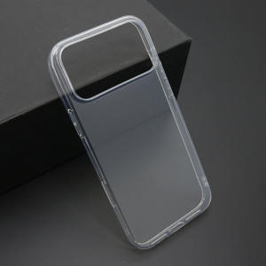 Slika od Futrola ULTRA TANKI PROTECT silikon za iPhone 17 Pro Max (6.9) providna (bela)