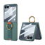 Slika od Futrola STRAP RING CASE za Samsung F751B Galaxy Z Flip 7 5G zelena (GKK case)