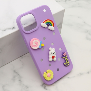 Slika od Futrola TOY za iPhone 13 (6.1) ljubicasta