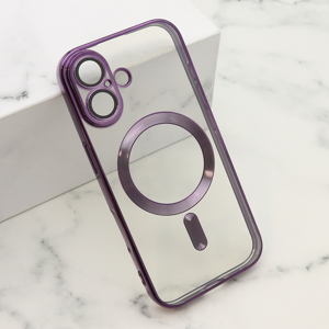 Slika od Futrola CAMERA PROTECT MAGSAFE za iPhone 17 (6.3) tamno ljubicasta