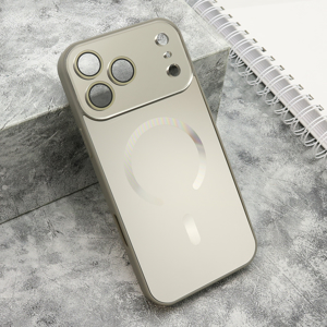 Slika od Futrola COLOR METAL Magsafe za iPhone 17 Pro Max (6.9) siva
