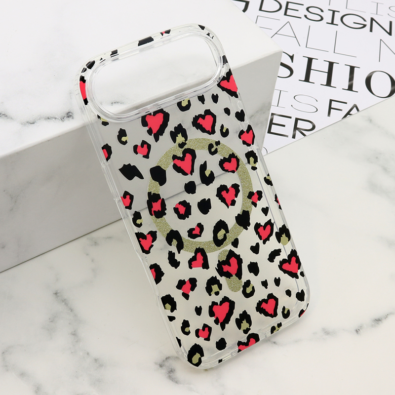 Slika od Futrola LEOPARD MagSafe za iPhone AIR (6.6) roze