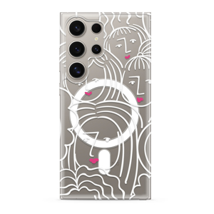 Slika od Futrola silikonska PRINT MagSafe za Samsung S928B Galaxy S24 Ultra 5G faces