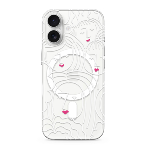 Slika od Futrola silikonska PRINT MagSafe za iPhone 17 (6.3) faces