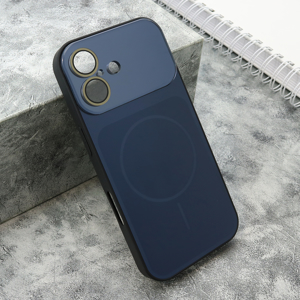 Slika od Futrola COLOR METAL MagSafe II za iPhone 17 (6.3) tamno plava